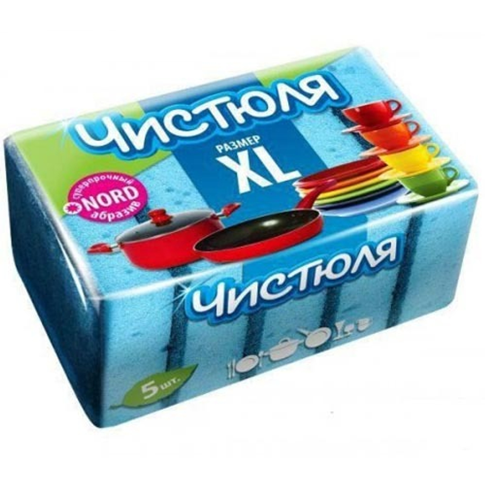 Губка для посуды Чистюля