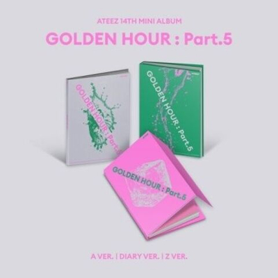 (ПРЕДЗАКАЗ) Альбом ATEEZ - GOLDEN HOUR : PART.5 14th Mini Album RANDOM Version