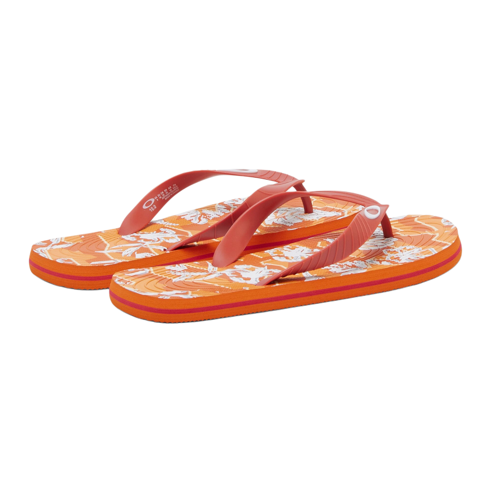 Oakley Flip Flops Flat No Special Function Orange Summer Thong Fof100423 7da