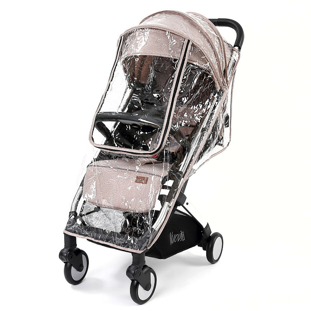 Детская прогулочная коляска Nuovita Anima Caff_, Argento / Кофейный, Серебряный