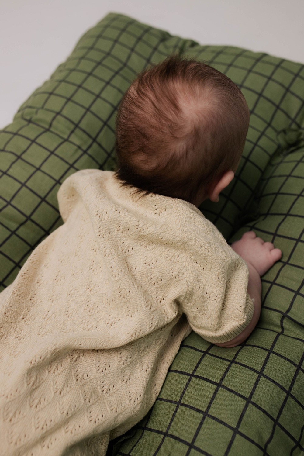 Песочник вязаный ажур (льняной)