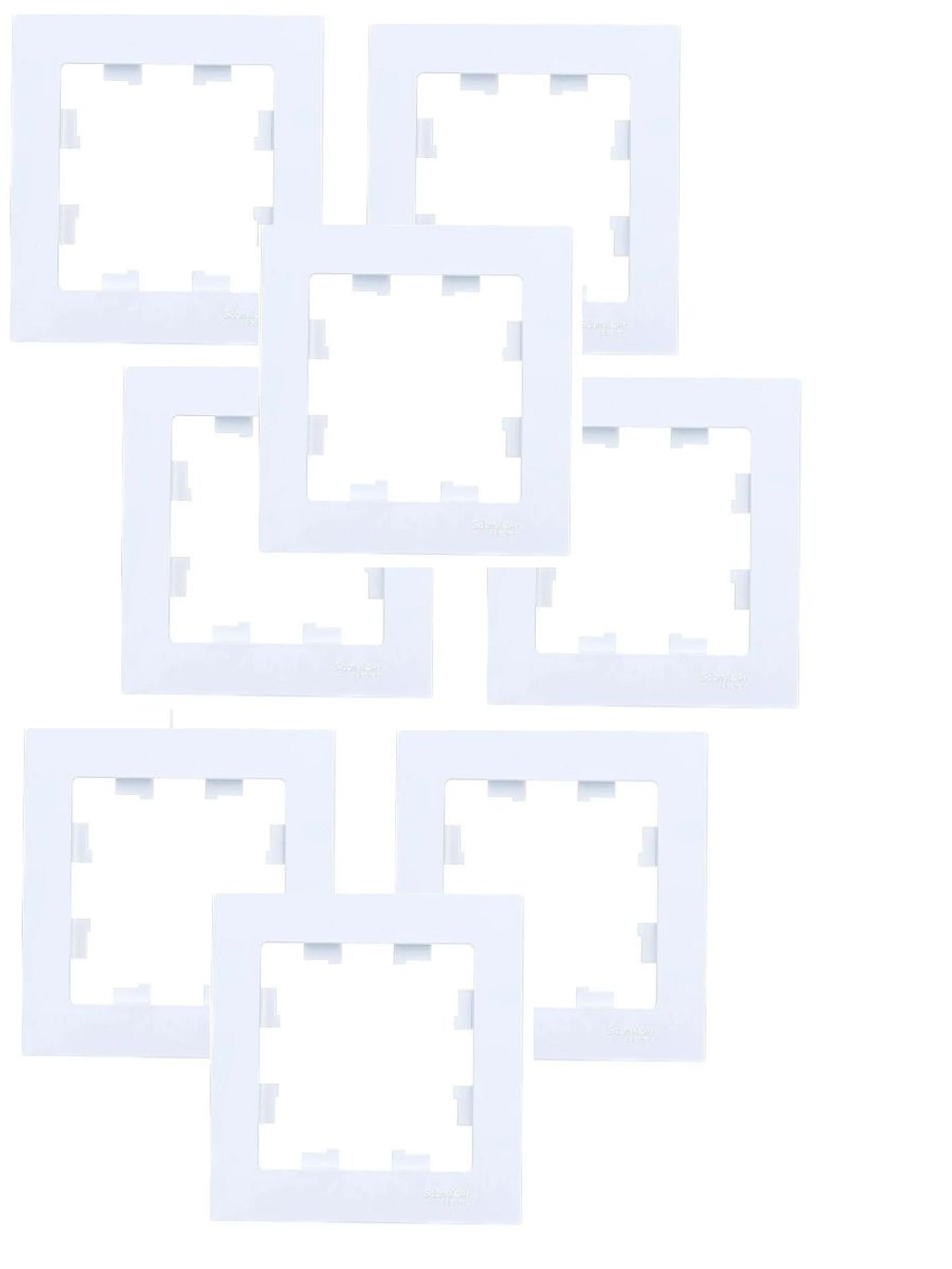 AtlasDesign  1-постовая рамка, универсальная, ATN000101 белый 8шт