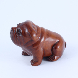 Статуэтка нэцкэ Монах с корзиной на плече