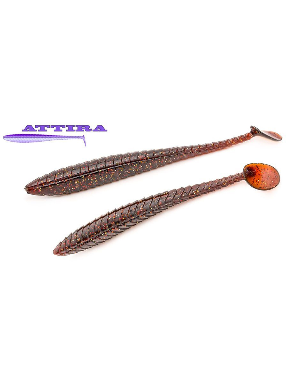 Виброхвост Attira,3.50'',88,9мм,5,7гр,цвет 437,6 шт/уп.