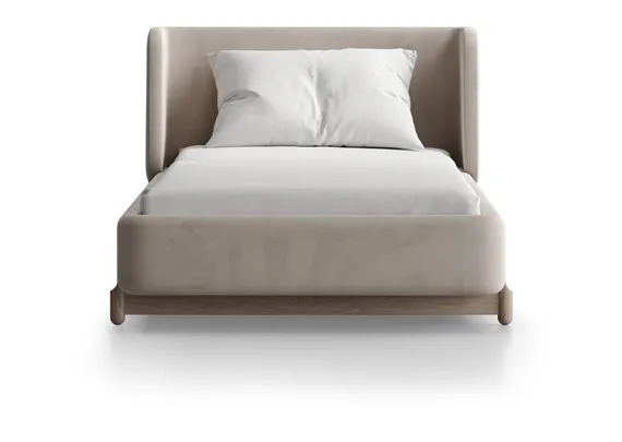 Кровать Basic спальное место 90*200 см (бежевый, антивандальная)