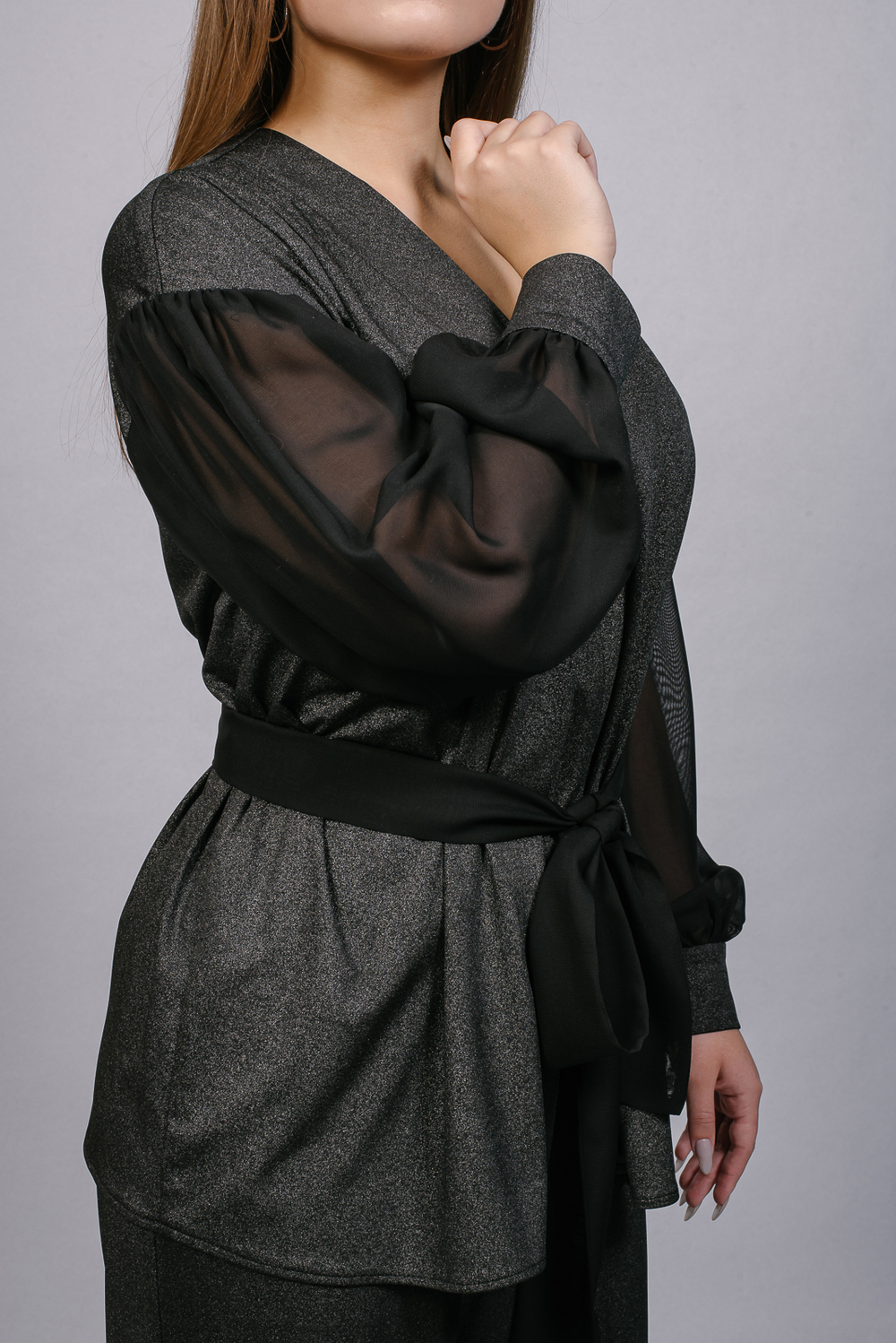 Джемпер 3111ЗП, черный #74Ч093111ЗП