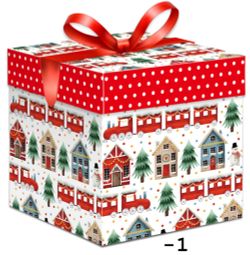 GAEM Коробка подарочная (бумага, плотность 350г/м2), L30 W30 H31 см