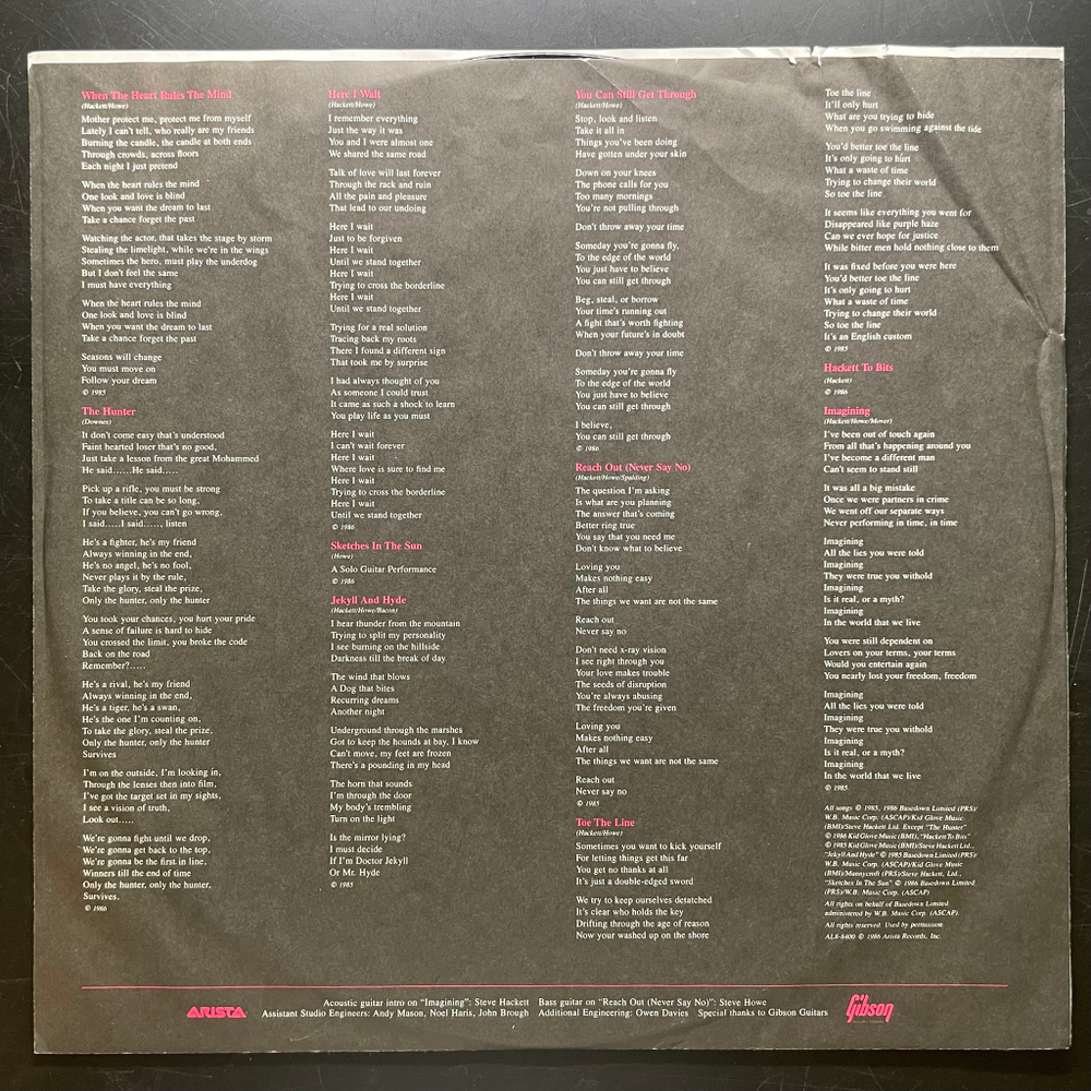 GTR – GTR (США 1986г.)