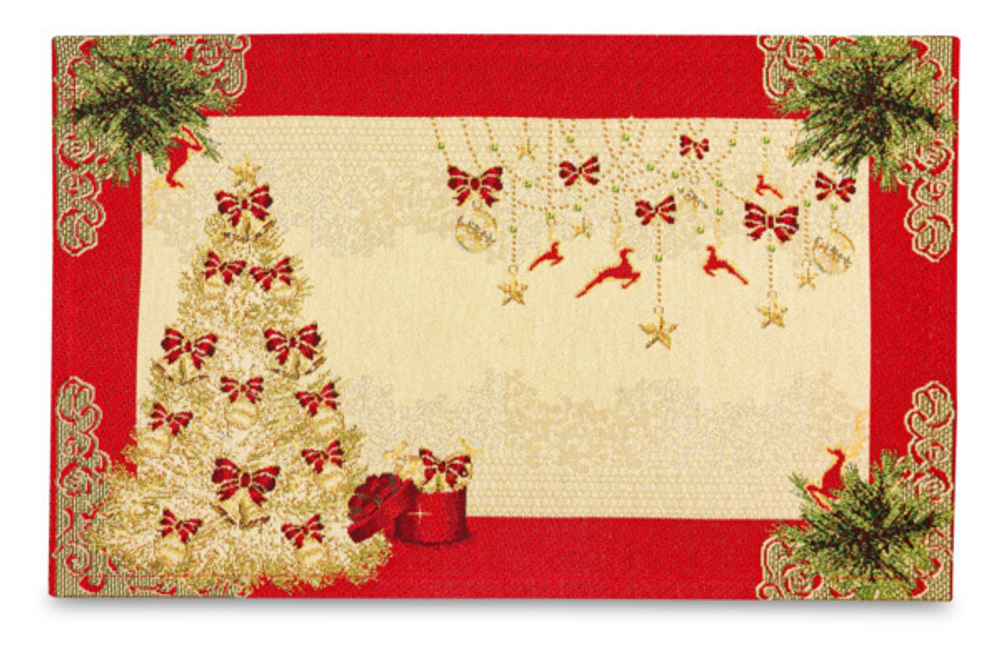 Набор салфеток подстановочных 2шт 35х50см Mix&Match Home Елка желаний