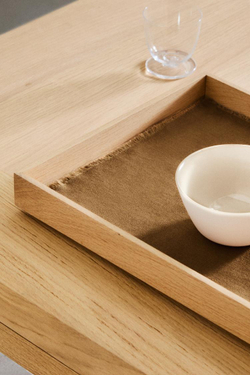 ZARA HOME ЛЬНЯНАЯ САЛФЕТКА, ГОРЧИЧНЫЙ