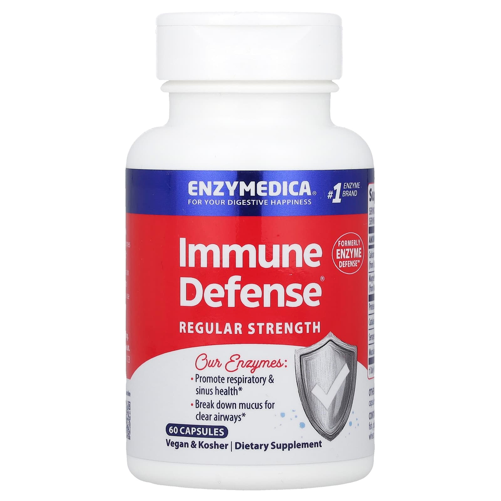 Enzymedica, Enzyme Defense, 60 капсул
