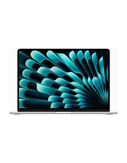 Apple MacBook Air 15 2023 [MQKR3LL/A] (КЛАВ.РУС.ГРАВ.) Silver 15.3" Liquid Retina ((2880x1864) M2 8C CPU 10C GPU/8GB/256GB SSD) (A2941)