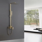 Душевая система Abber Wasserfall AF8616G золото матовое