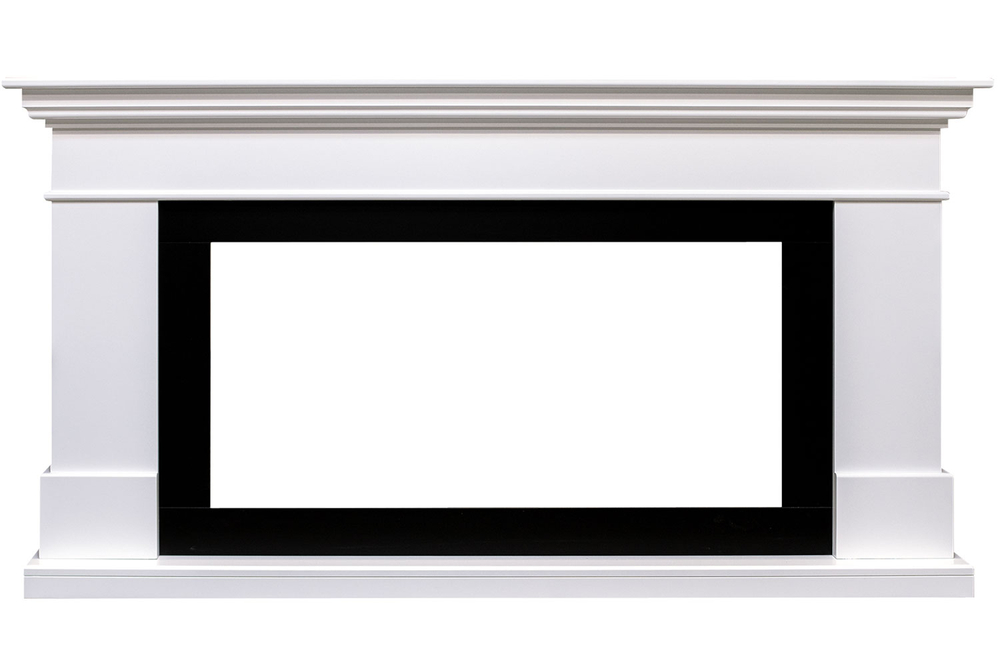 Каминокомплект California - Белый (Высота 850 мм) с очагом Vision 42 LED