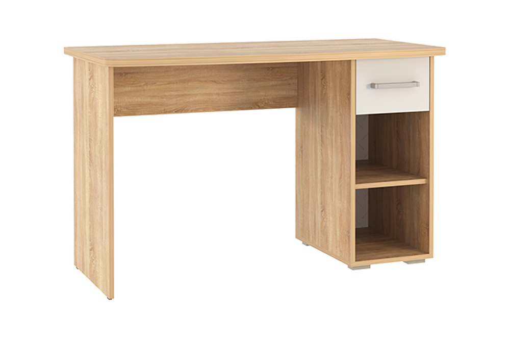 Лайт-1 Стол компьютерный 1200 дуб сонома/белый