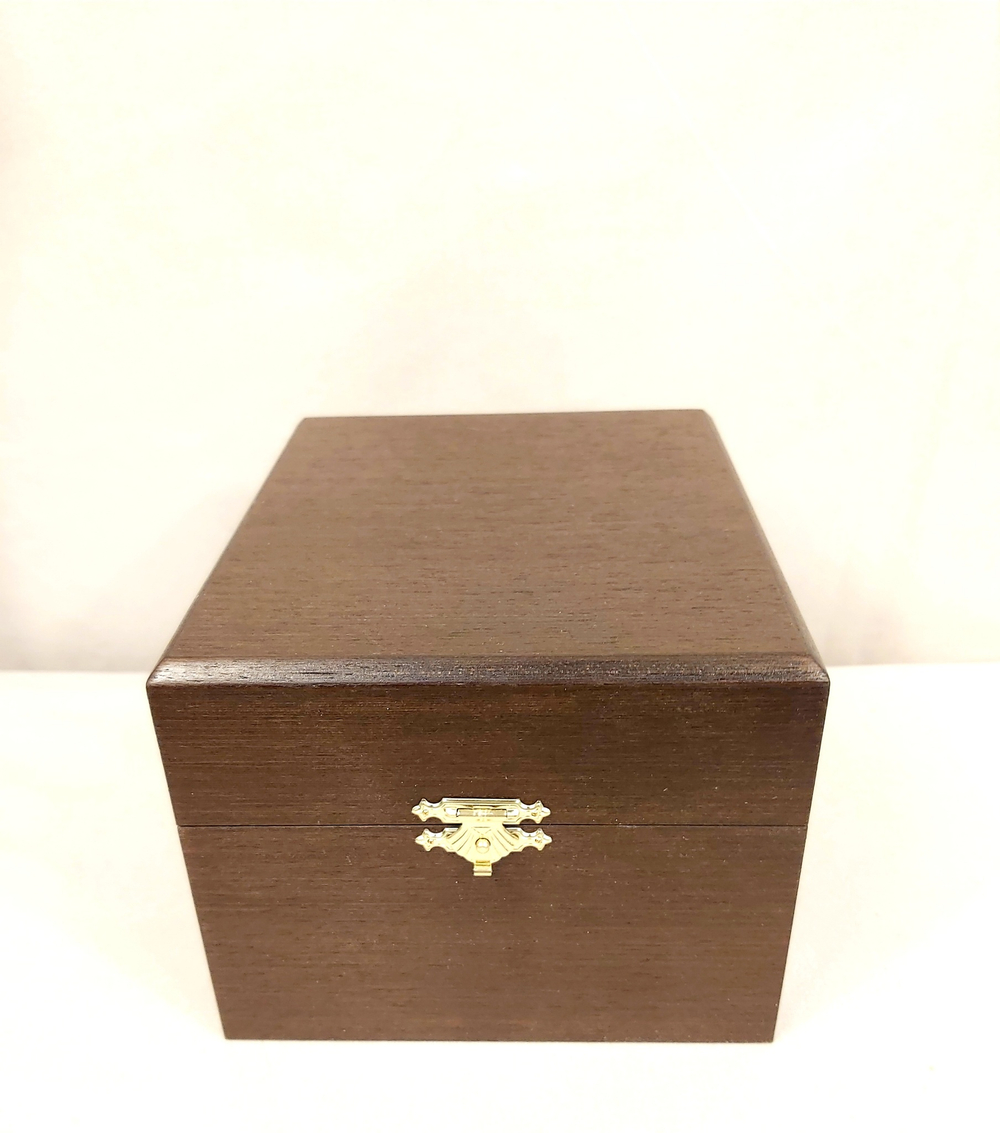 Шар новогодний с круговой росписью Палех "Конек-горбунок" в футляре