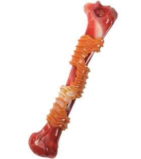 Игрушка для собак Карнивор кость, вкус бекона, красная 25.4x5.5x4.8см MPets 10650799