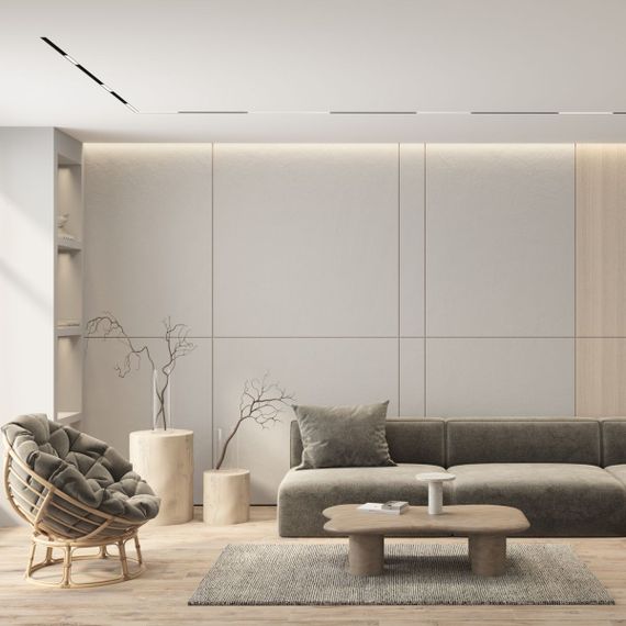 Трековый светодиодный светильник Denkirs Simple Linear DK8105-BK