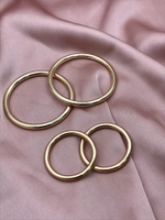 Кольцо толстое золото