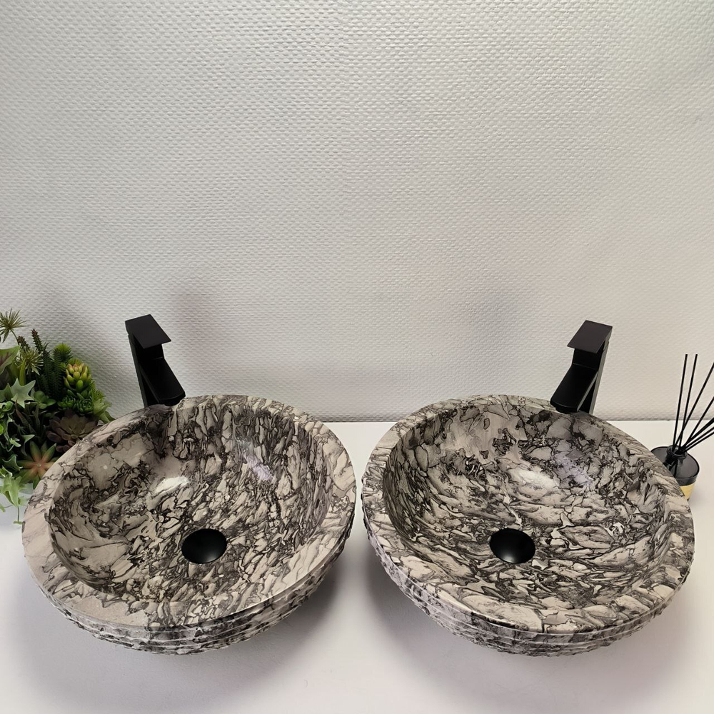 Раковина из мрамора ПАРА! Bowl Doreng Marmo BM-62879 45*45*15 99
