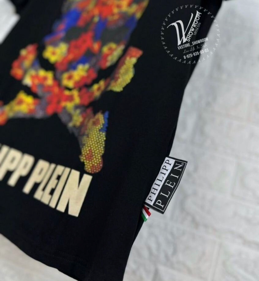 Футболка Philipp Plein Skull Flower