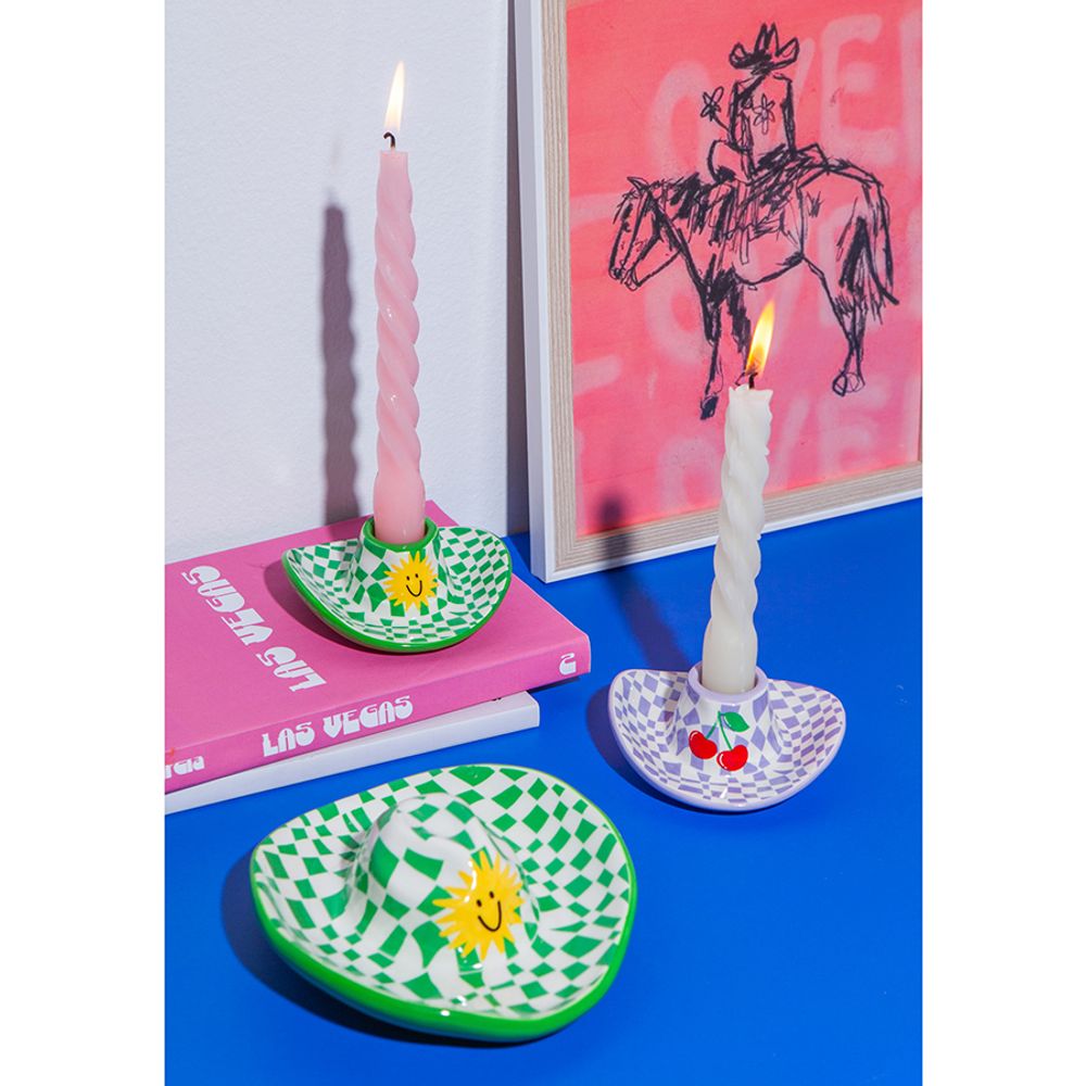 Подсвечник Rodeo, Cowboy Hat, 4 см, лиловый