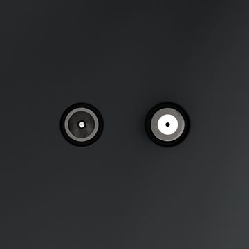 Розетка телевизионная встраиваемая VOLTUM S70 оконечная TV+SAT, (графит)