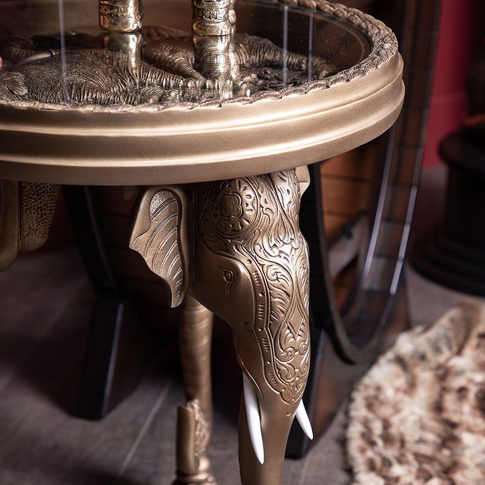 Стол Слон 2 Бронза