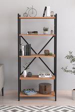 Стеллаж TROYA 150х65 - сосна