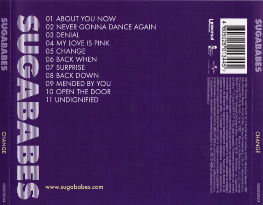 Sugababes / Change (RU)(CD)