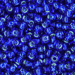 Японский бисер TOHO Round 8/0 (№28), с внутренним серебрением, прозрачный