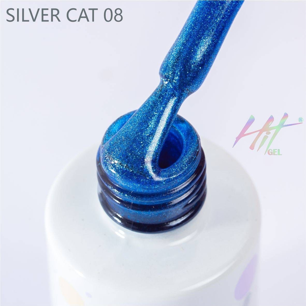 Гель-лак ТМ "HIT gel" №08 Silver cat, 9 мл