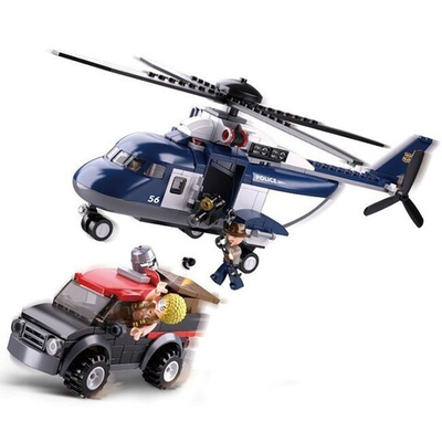 Конструктор Полиция 38-0656 285 дет. в коробке