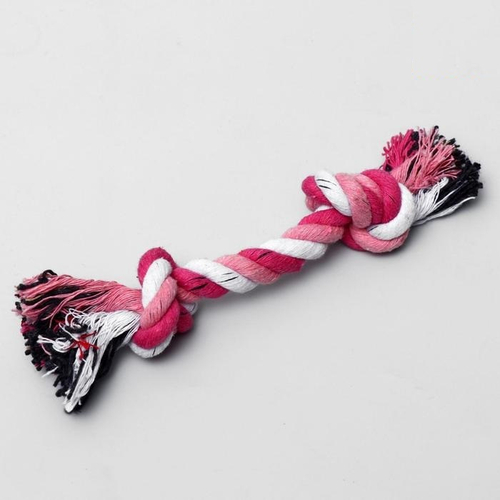 Игрушка канатная для собак "2 узла" малая, 20 г, до 20 см