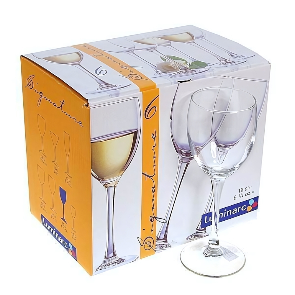 SIGNATURE Набор фужеров для вина 6шт 250мл