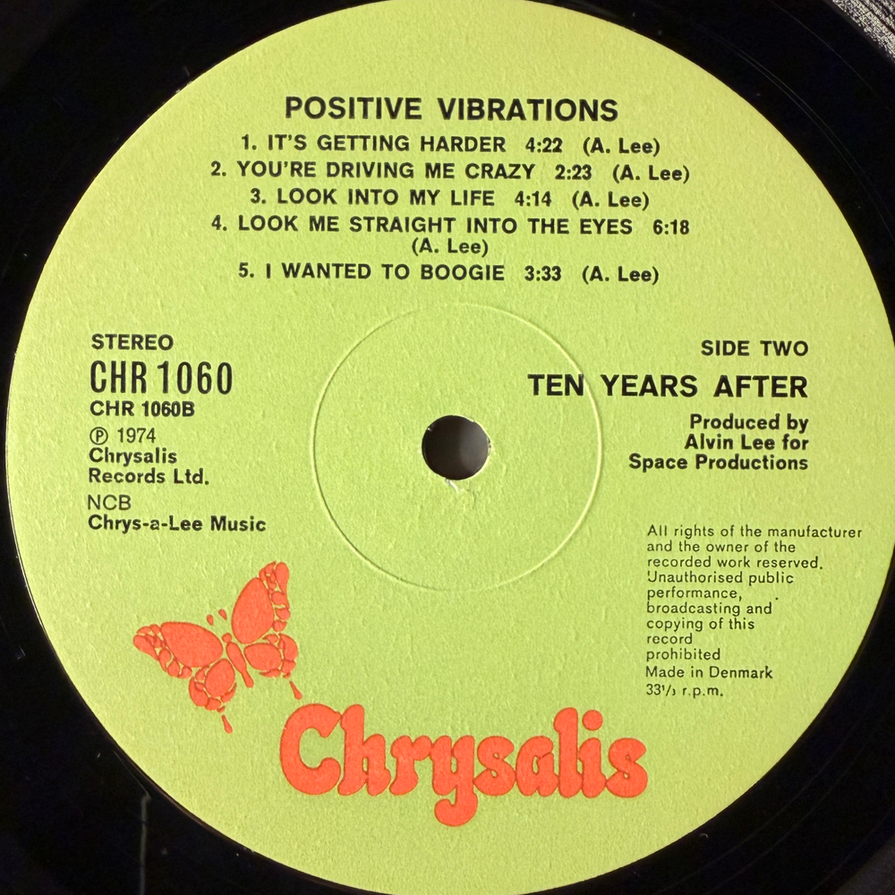 Ten Years After ‎– Positive Vibrations (Дания 1974г.) Т