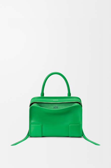 Loewe Маленькая сумка Amazona 180 из мягкой телячьей кожи, зеленый