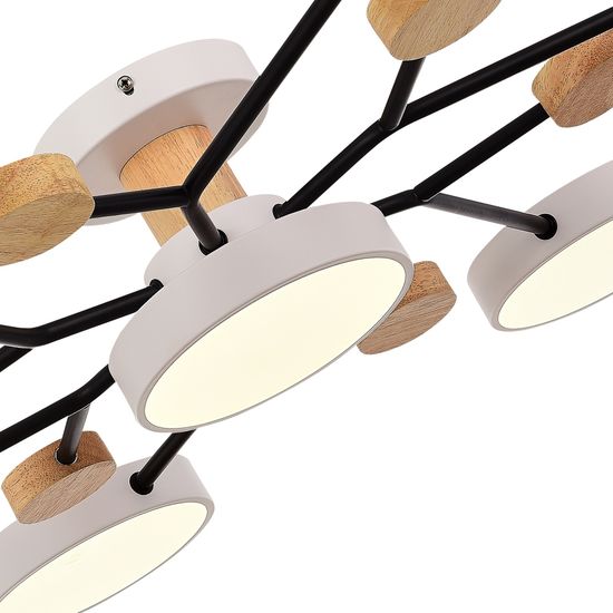 SLE6006-502-07 Светильник потолочный Белый/Белый LED 7*12W 3000K/4500K/6000K FAEMA