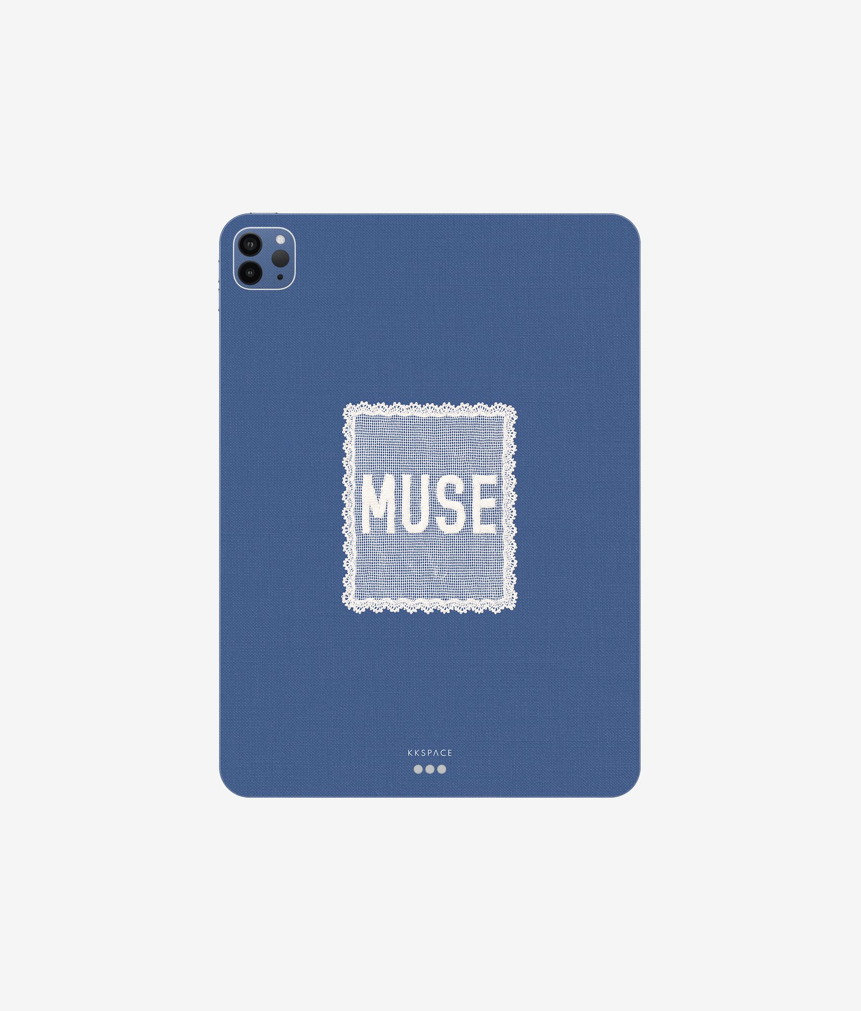 Виниловая наклейка GIRLHOOD (синий) для iPad