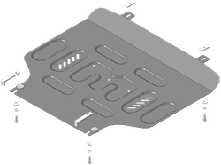 Защита картера двигателя, КПП. 2 мм, Сталь. для Honda Airwave 2004-2008, Motodor.70817