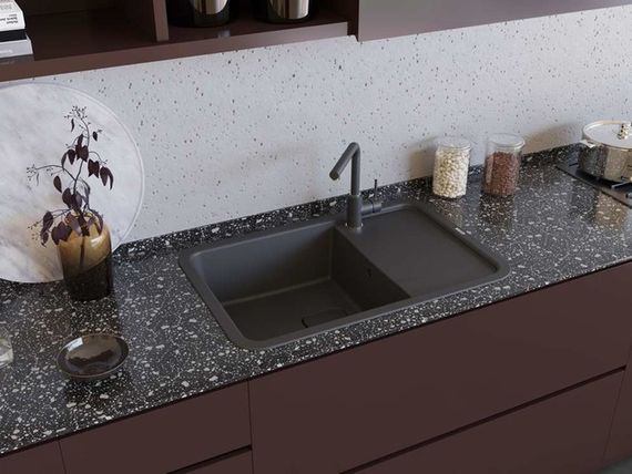 Мойка Omoikiri Tasogare 86-CA Artgranit/черный(арт.4993458)