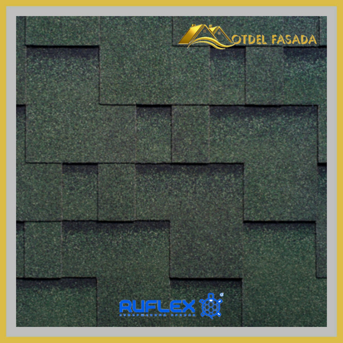 Гибкая черепица Ruflex Runa R-R-2 Тайга3 м2/упак.