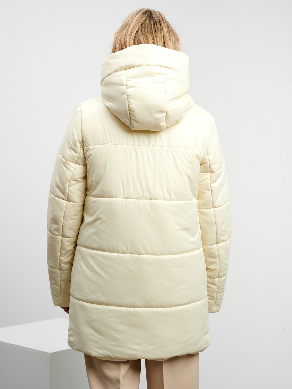 Пальто зимнее Индиго ваниль