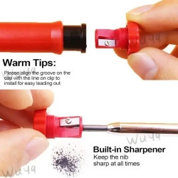 Маркировочная ручка (+ 6 запасных стержней по 2 мм) маркер столярный карандаш столярный карандаш