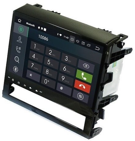 Магнитола для Toyota Land Cruiser 200 2015-2021 (без JBL) - Carmedia MKD-T125-P6 на Android 10, 6-ТУРБО ядер, 4ГБ-64ГБ