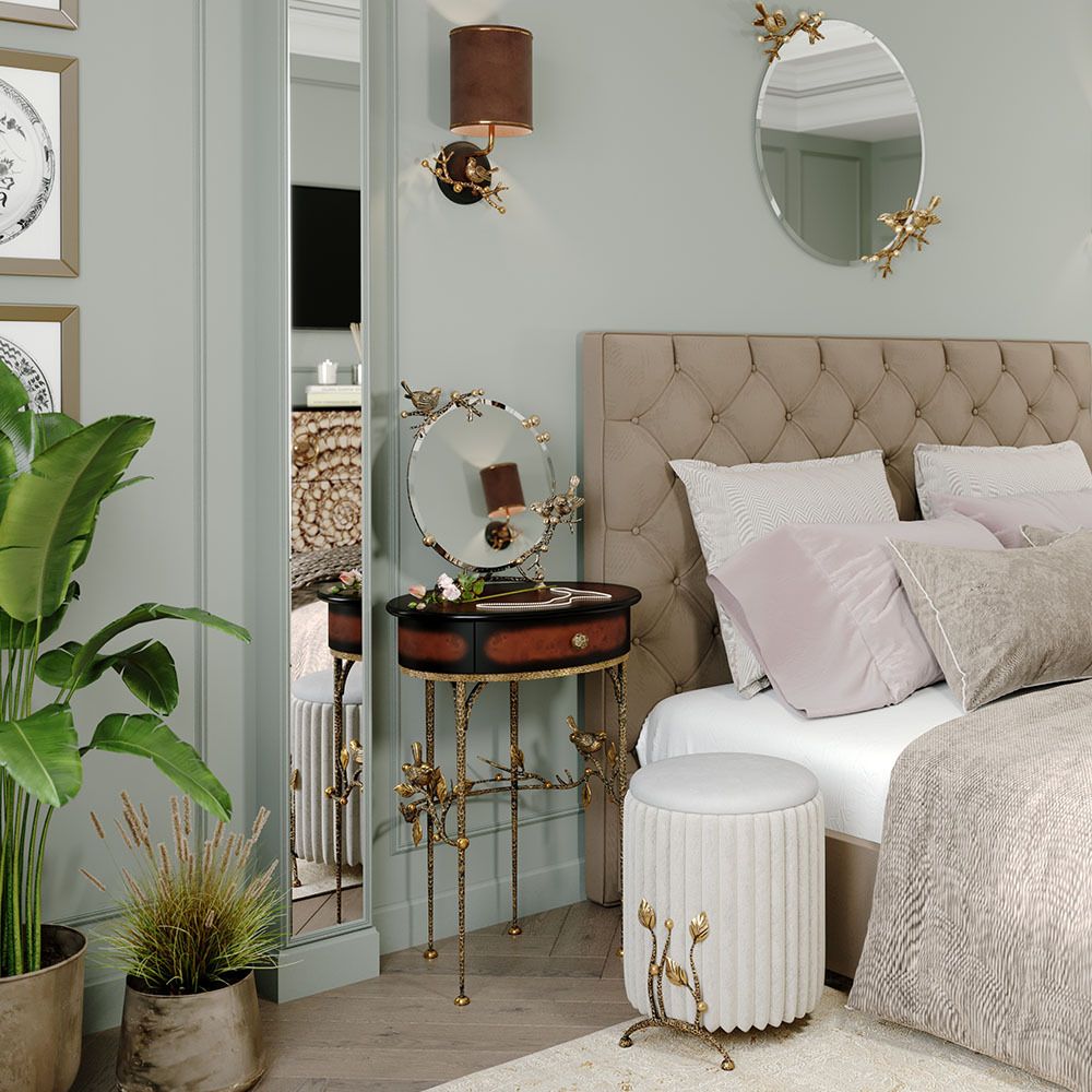 Зеркало Терра настольное Найт Амбер