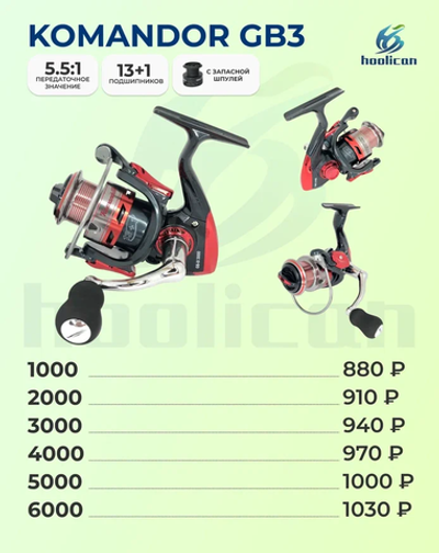 КАТУШКА KOMANDOR GB3 1000