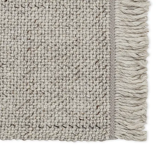 Ковер из переработанного пластика светло-серого цвета из коллекции ethnic, 160х230 см