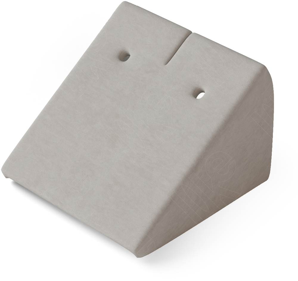 Вкладыш 09 стойка под серьги (2 отверстия), прорезь для нитки