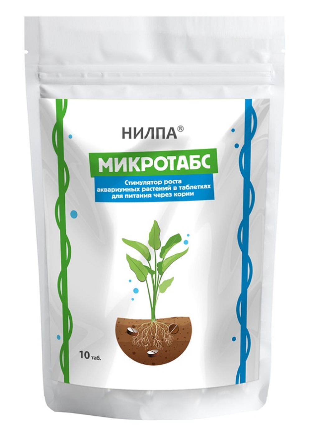 НИЛПА МИКРОТАБС  Корневое удобрение для аквариумных растений 10 таб